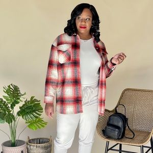 Flannel Plaid Shacket